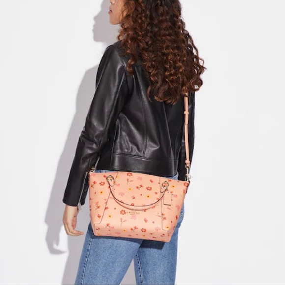 COACH BRAND NEW Kacey Satchel With Mystical Floral Print - Picture 2 of 8